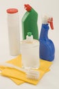 Household cleaning products.