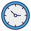 Household clock, minute machine timer  Isolated Vector Icon that can be easily modified or edit Royalty Free Stock Photo