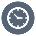 Household clock, minute machine timer  Isolated Vector Icon that can be easily modified or edit Royalty Free Stock Photo