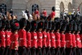 The Household Division at the Trooping the Colour ceremony, London UK.