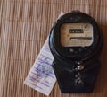 A household electricity / power meter