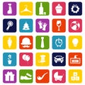 Household and food products. Collection of vector icons.