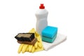 Household items for cleanliness Royalty Free Stock Photo