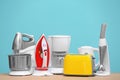 Household and kitchen appliances Royalty Free Stock Photo