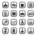 Household objects and tools icons