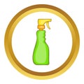 Household spray bottle vector icon Royalty Free Stock Photo