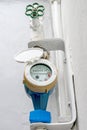 Household Water Meter and Stopcock