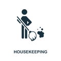 Housekeeping icon. Monochrome simple element from housekeeping collection. Creative Housekeeping icon for web design