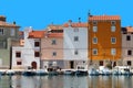 Houses in Adriatic town Cres Royalty Free Stock Photo