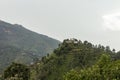 Houses and agricultural fields in the mountain valley of Swat