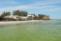 Houses along the beach on Anna Maria Island, Florida Royalty Free Stock Photo