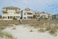 Houses along coast, Hilton Head Island, South Carolina