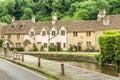 Stone homes in Castle Combe Village, Wiltshire, England Royalty Free Stock Photo