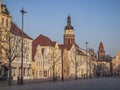 Houses at the Altmarkt in Cottbus