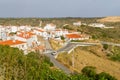 Houses and beach in Carrapateira village