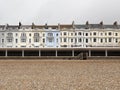 Row of houses from Hastings Beach