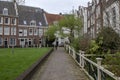 Houses At The Begijnhof At Amsterdam The Netherlands 21-3-2024 Royalty Free Stock Photo