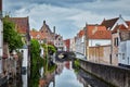 Houses in Bruges Brugge, Belgium Royalty Free Stock Photo