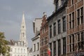 Houses in Brussels Royalty Free Stock Photo