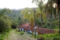 Accommodation in the space in front of the CaraÃÂ§a sanctuary, in Catas Altas, Minas Gerais.