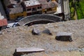 Ollantaytambo/Peru - Oct.02.19: houses and the bullring of the city, upview.