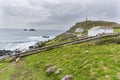 Houses at cape Cornwall Royalty Free Stock Photo