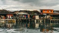 Houses on the Chew jetty