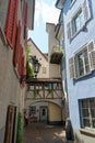 Houses in the Chur old town, Switzerland Royalty Free Stock Photo