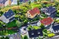 Houses in city of Bergen, Norway Royalty Free Stock Photo