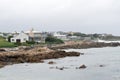 Houses on the coast in Kleinbaai Royalty Free Stock Photo