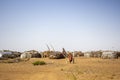 Houses of the Dassanech tribe in Ethiopia, Omo Valley