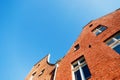 Houses in the dutch quarter in Potsdam, Germany. Details Royalty Free Stock Photo