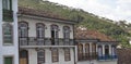 Houses Facade Ouro Preto Royalty Free Stock Photo