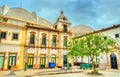 Houses at the Fisherman`s Wharf in Macau, China Royalty Free Stock Photo