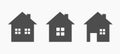 Houses flat icons