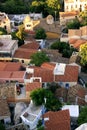 Houses at the foothill of Acropolis, Athens Royalty Free Stock Photo