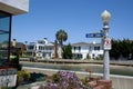 Houses on Grand Canal street on Balboa Island, Newport Beach - California Royalty Free Stock Photo