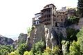 Houses hanging from basin fight against gravity