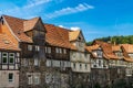 Houses in Hannoversch Muenden Royalty Free Stock Photo