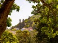 Houses hidden in the woods, in the village of Sintra, Portugal