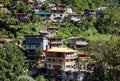 Houses on the hill in Banaue, Philippines