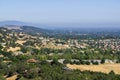 Houses on the hills of south San Francisco bay, Almaden Valley, California