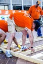 Habitat for Humanity in Indianapolis project Royalty Free Stock Photo