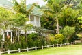 Houses Homes Tropical Landscaping Royalty Free Stock Photo