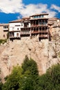 houses hung (casas colgadas) in Cuenca, Castilla-La Mancha, Spain Royalty Free Stock Photo