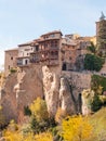 Houses hung in Cuenca, Spain Royalty Free Stock Photo