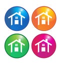 Houses icons logo