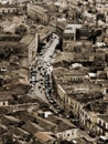 Houses in italian town