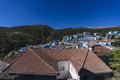 Houses in Juzcar (Smurf Village) in Malaga, Spain Royalty Free Stock Photo