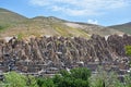 Houses of Kandovan , ancient Iranian cave village in the rocks , near Tabriz , Iran Royalty Free Stock Photo